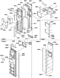 FZ DOOR Diagram and Parts List for SRDE520TW P1312401W W Amana Refrigerator