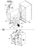 CABINET BACK Diagram and Parts List for TGI21VW P1310901W W Amana Refrigerator