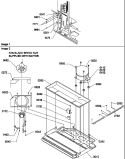 MACHINE COMPARTMENT Diagram and Parts List for TGI21VW P1310901W W Amana Refrigerator
