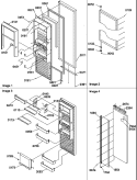 Part Location Diagram of 12102911 Whirlpool TRACK-DAIRY DOOR
