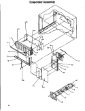EVAP ASSY Diagram and Parts List for TA18S2W P1194501W W Amana Refrigerator