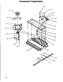 COMPRESSOR COMPARTMENT Diagram and Parts List for TA18S2W P1194501W W Amana Refrigerator