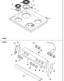 MAIN TOP AND BACKGUARD Diagram and Parts List for ARR3100NL P1143494N L Amana Range