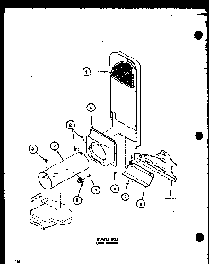 Section 5 Diagram and Parts List for LE3902W P1122603WW Amana Dryer