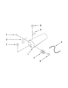 Dryer Heating Parts - Gas Diagram and Parts List for MLE20PDCGW0  Maytag Washer Dryer Combo
