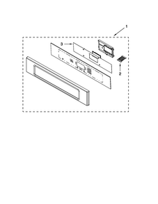 Control Panel Parts Diagram and Parts List for JMC2430WR00  Jenn-Air Microwave