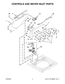 Part Location Diagram of W11607637 Whirlpool CNTRL-ELEC