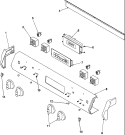 Part Location Diagram of 316360B Whirlpool PANEL, CONTROL (BLACK)
