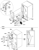 CABINET BACK Diagram and Parts List for TH21V2W P1315901W W Amana Refrigerator