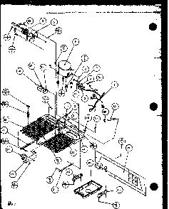 Unit Diagram and Parts List for TR18QB2L-P1111308WL  Amana Refrigerator