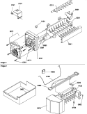ICE MAKER ASSY PARTS Diagram and Parts List for TH21V2W P1315901W W Amana Refrigerator