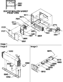 EVAP AND FAN MOTOR ASSEMBLIES Diagram and Parts List for TA18TL P1304501W L Amana Refrigerator