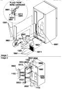 CABINET BACK Diagram and Parts List for TA18TL P1304501W L Amana Refrigerator