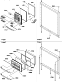 DOOR ASSEMBLIES Diagram and Parts List for BG20T2L P1316303W L Amana Refrigerator