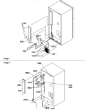 CABINET BACK Diagram and Parts List for TC18V2L P1318004W L Amana Refrigerator