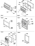 DOOR ASSEMBLIES AND HANDLES Diagram and Parts List for TC18V2L P1318004W L Amana Refrigerator