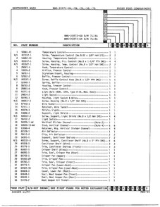 Fresh Food Compartment Page 2 Diagram and Parts List for 20872A  Admiral Refrigerator