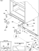 INSULATION & ROLLER ASSY Diagram and Parts List for BH20S5W P1196503W W Amana Refrigerator