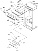 UPPER GRILLE & KEYBOARD Diagram and Parts List for B136CAL1 P1318403W Amana Refrigerator