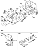 EVAP AREA Diagram and Parts List for B136CAL1 P1318403W Amana Refrigerator