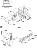 EVAP AND FAN MOTOR ASSEMBLIES Diagram and Parts List for TX19V2W P1315801W W Amana Refrigerator
