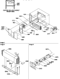 EVAP AND FAN MOTOR ASSEMBLIES Diagram and Parts List for TZI22V2L P1319101W L Amana Refrigerator