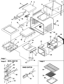 CAVITY Diagram and Parts List for ARG7301WW P1143328NWW Amana Range