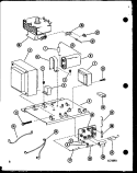 Page 3 Diagram and Parts List for RR-10A P7356001M Amana Microwave