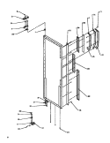 REF DOOR HINGE / TRIM Diagram and Parts List for SXD19N P1168802W Amana Refrigerator
