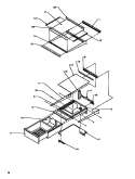 REF SHELVES / DRAWERS Diagram and Parts List for SXD19N P1168802W Amana Refrigerator