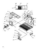 MACHINE COMPARTMENT Diagram and Parts List for SXD19N P1168802W Amana Refrigerator