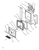 ICE AND WATER CAVITY Diagram and Parts List for SXD19NL P1168802W L Amana Refrigerator