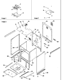 CABINET Diagram and Parts List for ZRTSC8650E P1130682N E Amana Range