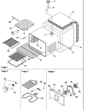 CAVITY Diagram and Parts List for ZRTSC8650E P1130682N E Amana Range