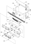 CONTROL ASSY Diagram and Parts List for S148CA01 P1305502W Amana Refrigerator