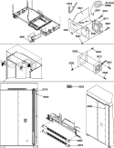 HEATER & CONDENSATE EVAPORATION FAN KIT Diagram and Parts List for S148CA01 P1305502W Amana Refrigerator