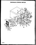 MICROWAVE CONTROL SECTION Diagram and Parts List for DMO-560  Amana Microwave