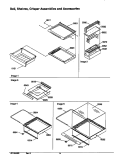 DELI, SHELVES, CRISPER ASSEMBLIES & ACS Diagram and Parts List for SXD23VW P1315301W W Amana Refrigerator