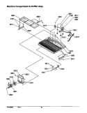 MACHINE COMPARTMENT AND MUFFLER ASSY Diagram and Parts List for SXD23VW P1315301W W Amana Refrigerator