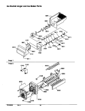 ICE BUCKET, AUGER AND ICE MAKER PARTS Diagram and Parts List for SXD23VW P1315301W W Amana Refrigerator
