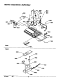 MACHINE COMPARTMENT & MUFFLER ASSY Diagram and Parts List for SRD21VW P1315501W W Amana Refrigerator