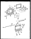 Part Location Diagram of 0091818 Whirlpool RIVET, LATCH