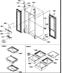 Part Location Diagram of 10481001 Whirlpool Drawer Roller Wheel