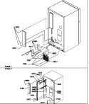 CABINET BACK Diagram and Parts List for TX21VE P1301804W E Amana Refrigerator