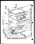 Page 5 Diagram and Parts List for BR20M P7812519W W Amana Refrigerator