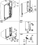 CABINET BACK Diagram and Parts List for SRI21VE P1315601W E Amana Refrigerator