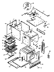 Section 4 Diagram and Parts List for RSW2T24 P1152102M Amana Range