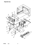 EVAP AREA Diagram and Parts List for TR22S4W P1196202W W Amana Refrigerator