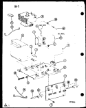 Page 3 Diagram and Parts List for RR-5B P7517501M Amana Microwave