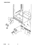 CABINET BOTTOM Diagram and Parts List for TR22S4W P1196202W W Amana Refrigerator